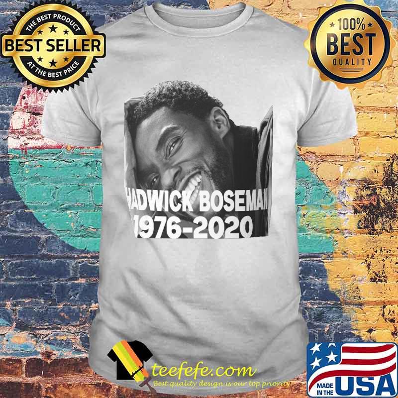 Chadwick rip black panther actor picture 1976 2020 shirt