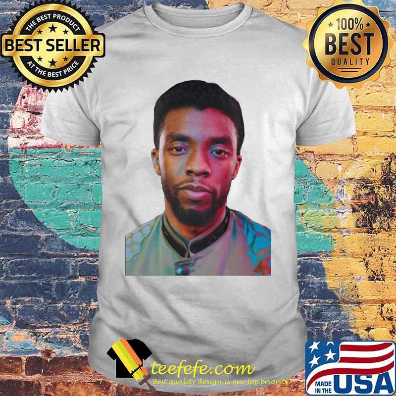 Chadwick rip black panther art color shirt