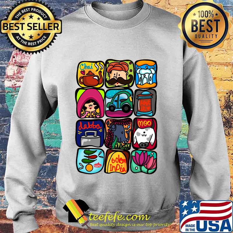 Chai dabba moo 60km india art elephant s Sweater Chai dabba moo 60km india art elephant s Sweater