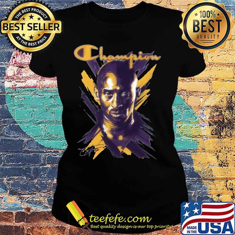 Champions kobe bryant los angeles basketball signature s Ladies tee Champions kobe bryant los angeles basketball signature s Ladies tee