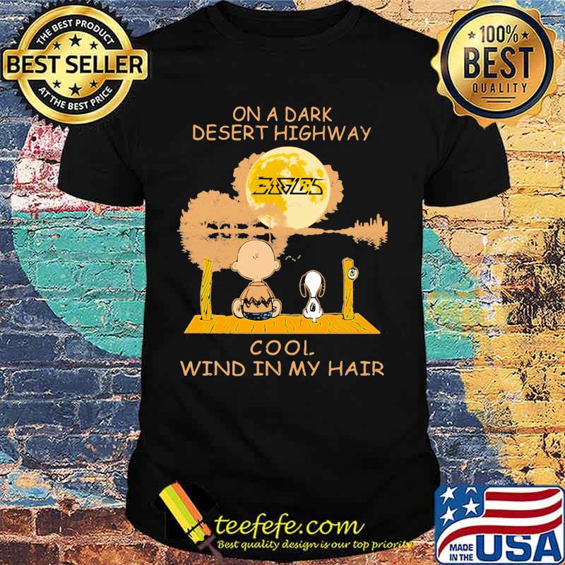 Charlie brown and snoopy eagles on a dark desert highway cool wind in my hair shirt Charlie brown and snoopy eagles on a dark desert highway cool wind in my hair shirt