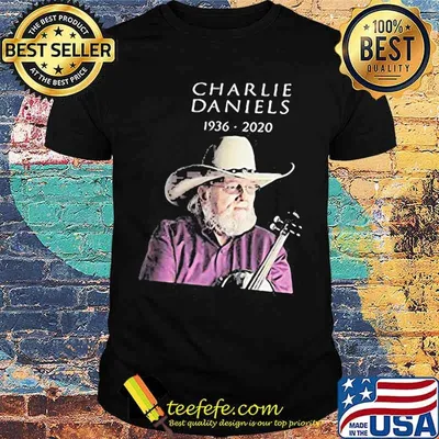 Charlie daniels playing guitar 1936 2020 shirt