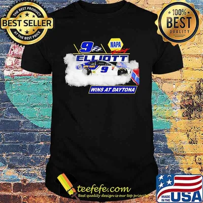 Chase elliott 9 wins at daytona napa racing shirt