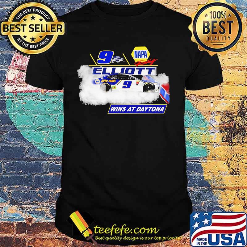 Chase elliott 9 wins at daytona napa racing shirt