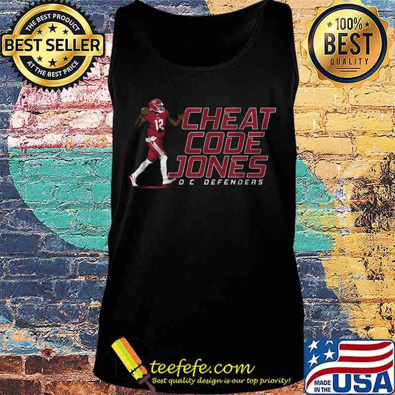 Cheat code jones dc defenders football s Tank top Cheat code jones dc defenders football s Tank top