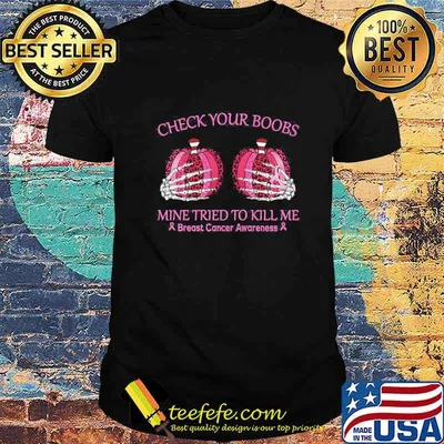 Check your boobs mine tried to kill me Breast cancer awareness Pumpkin leopard shirt