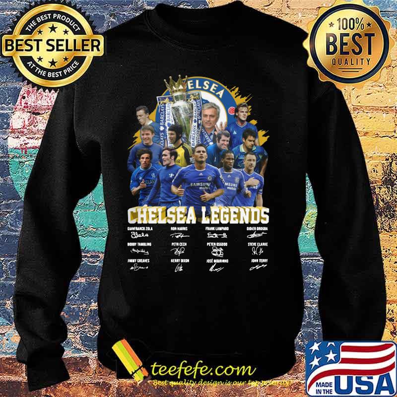 Chelsea legends players signatures s Sweater Chelsea legends players signatures s Sweater
