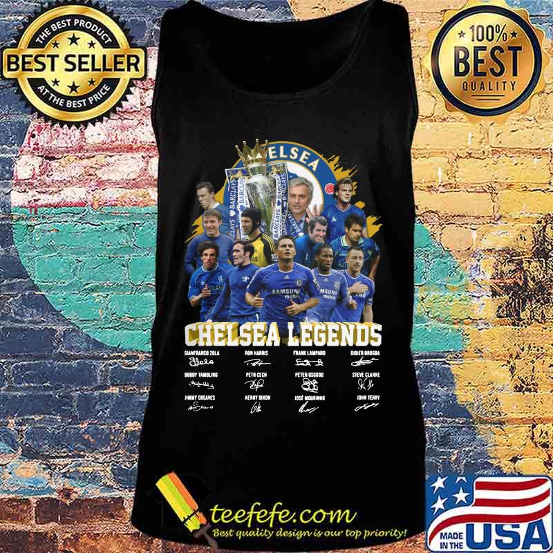 Chelsea legends players signatures s Tank top Chelsea legends players signatures s Tank top