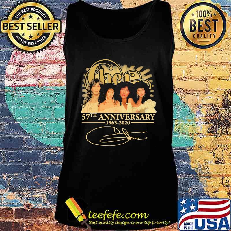 Cher band 57th anniversary 1963 2020 members signature s Tank top Cher band 57th anniversary 1963 2020 members signature s Tank top