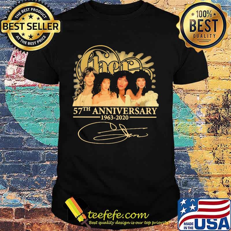 Cher band 57th anniversary 1963 2020 members signature shirt Cher band 57th anniversary 1963 2020 members signature shirt