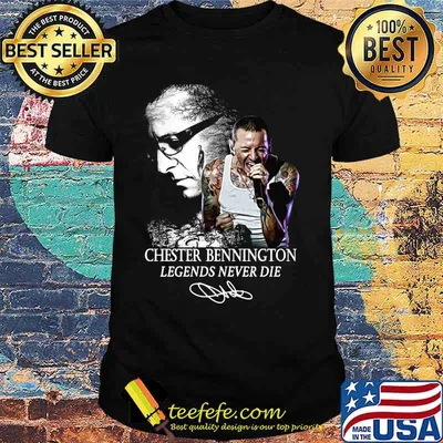Chester bennington legends never die signature shirt