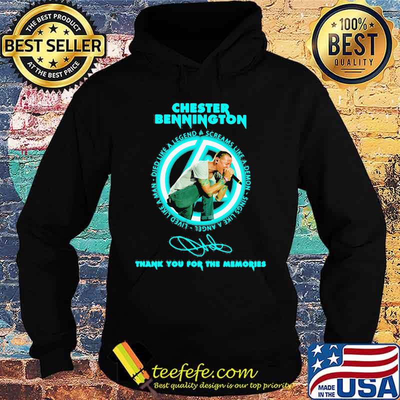 Chester bennington thank you for the memories signature s Hoodie Chester bennington thank you for the memories signature s Hoodie