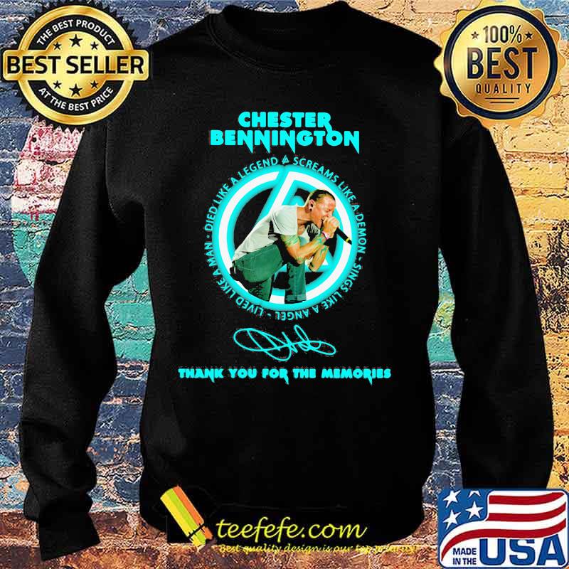 Chester bennington thank you for the memories signature s Sweater Chester bennington thank you for the memories signature s Sweater
