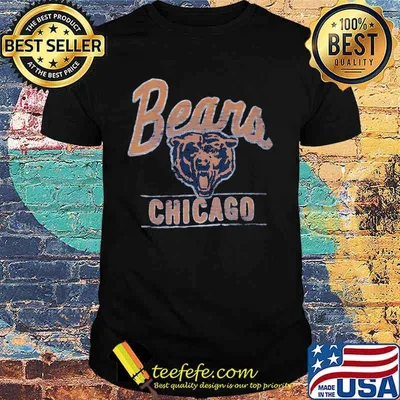 Chicago bears football logo line shirt