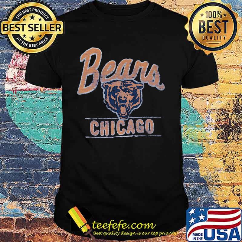 Chicago bears football logo line shirt