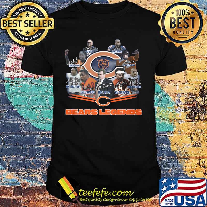 Chicago bears legends signatures shirt Chicago bears legends signatures shirt