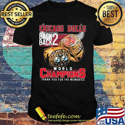 Chicago bulls back 2 back world champions thank you for the memories shirt