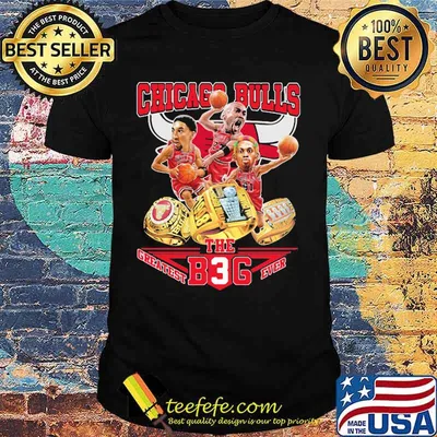 Chicago bulls the b3g greatest ever shirt