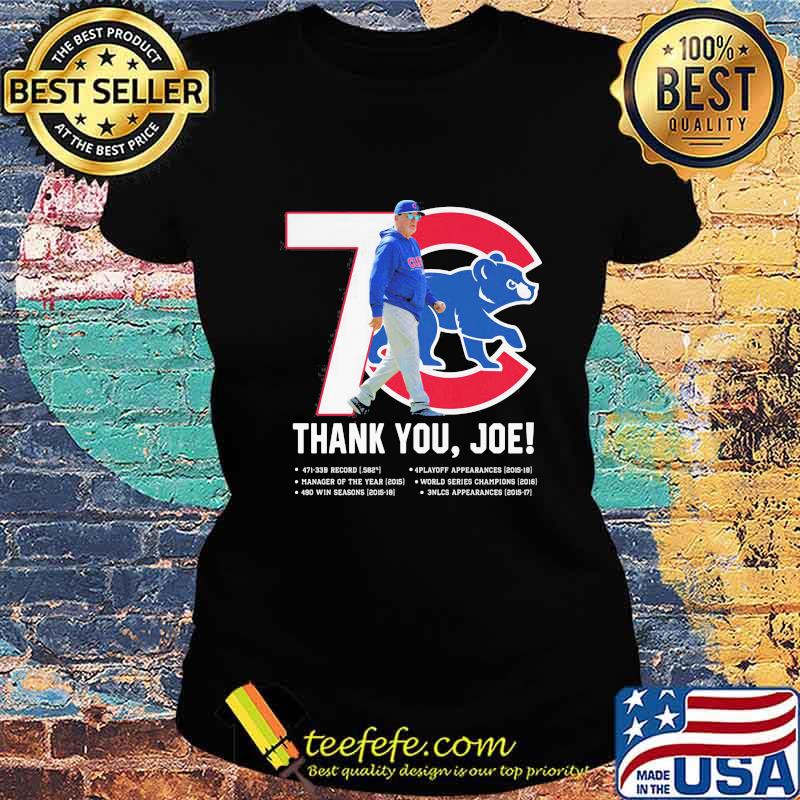 Chicago cubs 70 thank you joe maddon rumors s Ladies tee Chicago cubs 70 thank you joe maddon rumors s Ladies tee