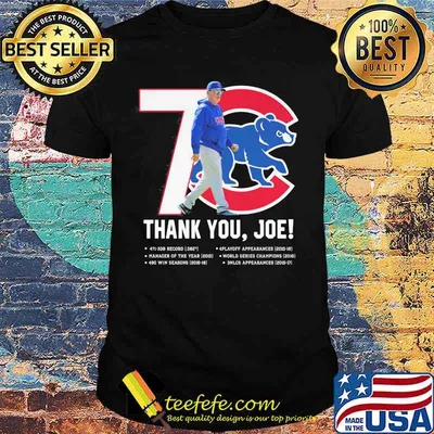 Chicago cubs 70 thank you joe maddon rumors shirt