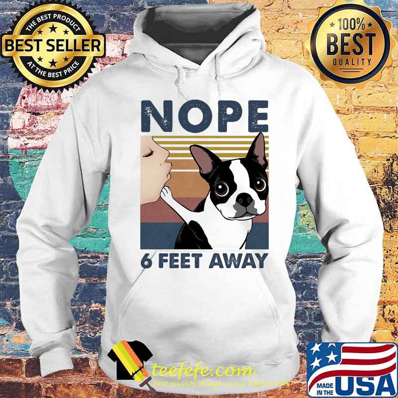 Chihuahua nope 6 feet away vintage retro s Hoodie Chihuahua nope 6 feet away vintage retro s Hoodie