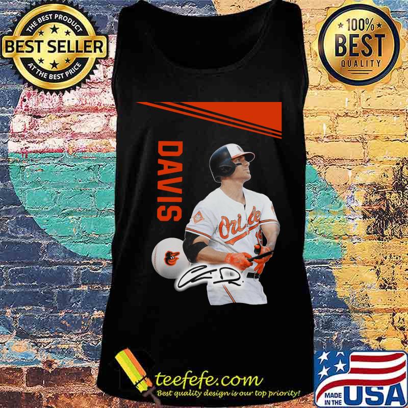 Chris davis baltimore oriole baseball signature s Tank top Chris davis baltimore oriole baseball signature s Tank top
