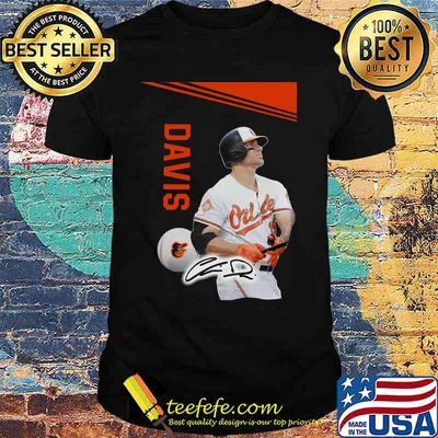 Chris davis baltimore oriole baseball signature shirt