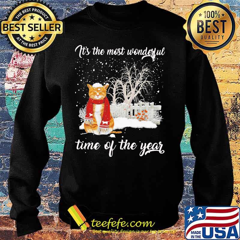 Christmas cat it's the most wonderful time of the year s Sweater Christmas cat it's the most wonderful time of the year s Sweater
