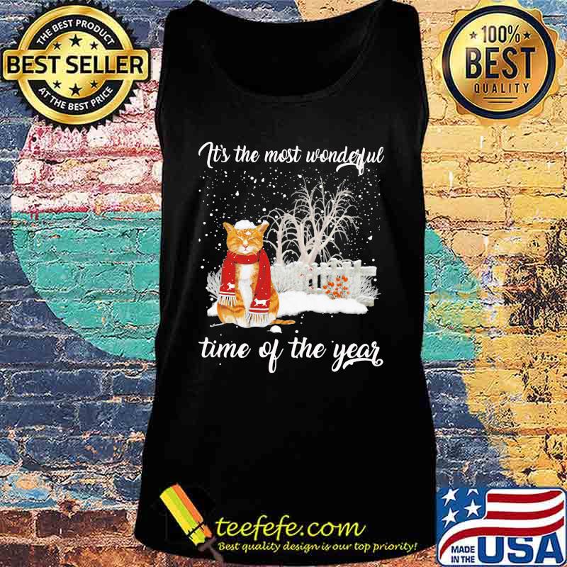 Christmas cat it's the most wonderful time of the year s Tank top Christmas cat it's the most wonderful time of the year s Tank top