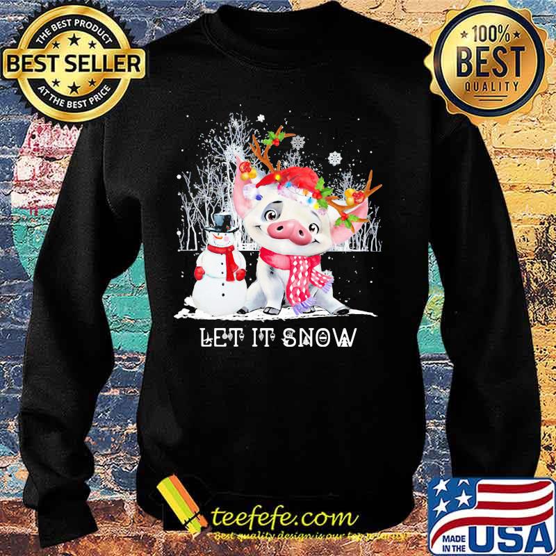 Christmas Pig Let It Snow s Sweater Christmas Pig Let It Snow s Sweater