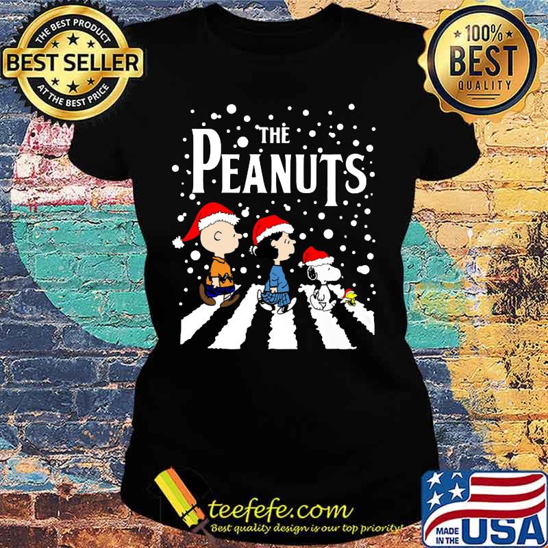 Christmas the peanuts abbey road s Ladies tee Christmas the peanuts abbey road s Ladies tee