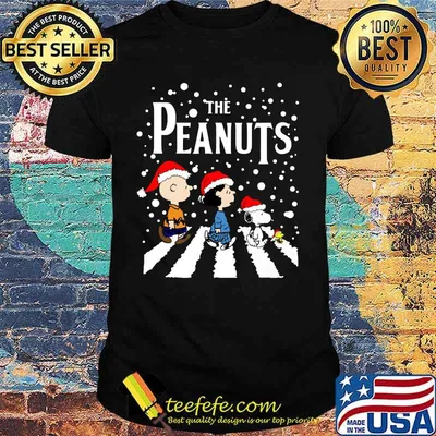 Christmas the peanuts abbey road shirt