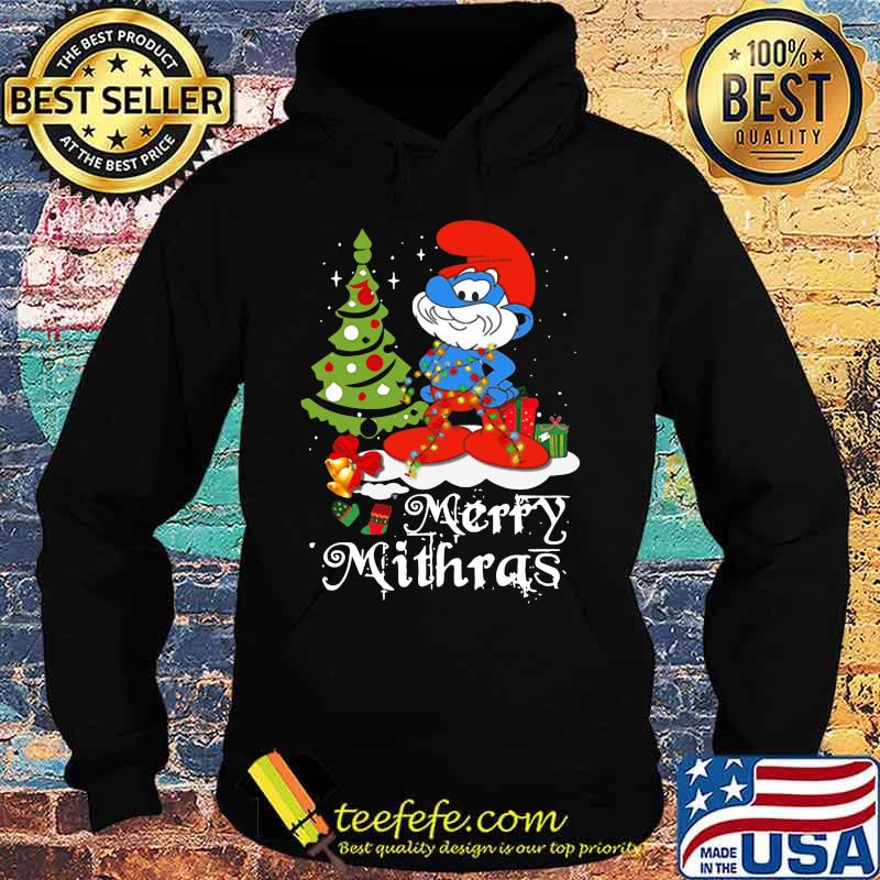 Christmas the smurfs merry mithras s Hoodie Christmas the smurfs merry mithras s Hoodie