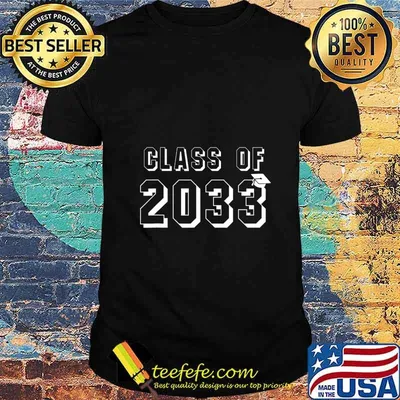 Class Of 2033 Grow With Me Moving Up Teacher And Students T-Shirt
