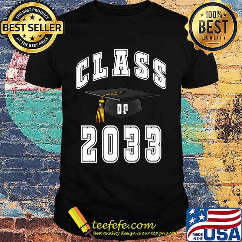 Class of 2033 Grow With Me School First Day Back to School Premium T-Shirt