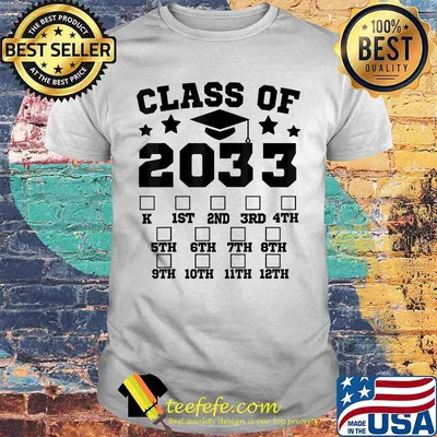 Class of 2033 Grow With Me shirt