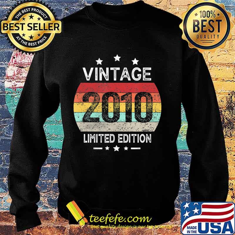 Classic 10th Birthday Gift Vintage Retro Distressed 2010 T-Shirt Sweater Classic 10th Birthday Gift Vintage Retro Distressed 2010 T-Shirt Sweater