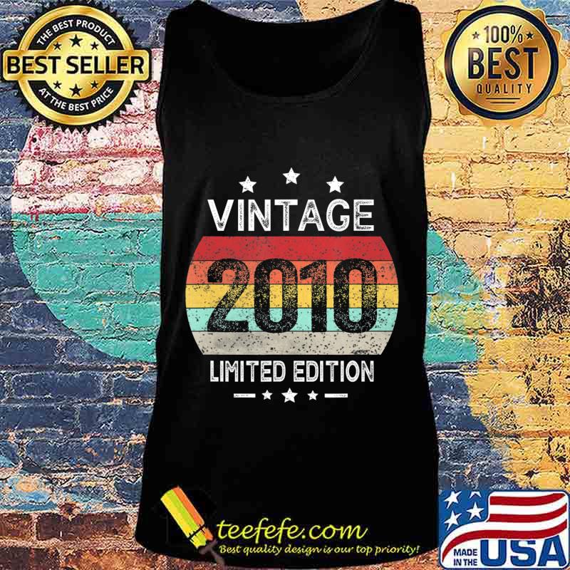 Classic 10th Birthday Gift Vintage Retro Distressed 2010 T-Shirt Tank top Classic 10th Birthday Gift Vintage Retro Distressed 2010 T-Shirt Tank top