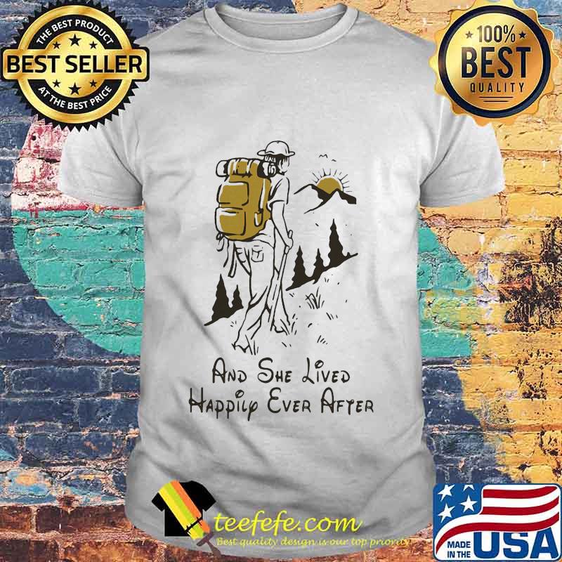 Climb mountain and she lived happily ever after shirt