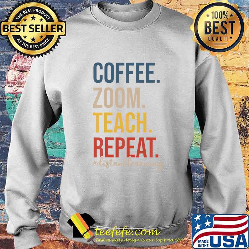 Coffee zoom teach retro virtual teacher distance learning vintage s Sweater Coffee zoom teach retro virtual teacher distance learning vintage s Sweater