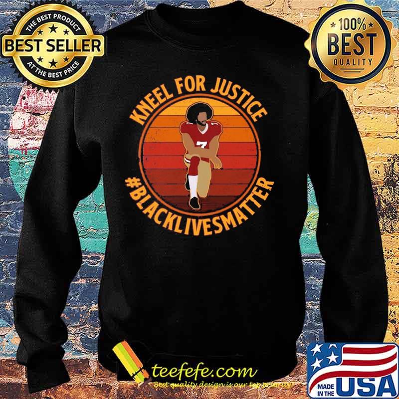 Colin kneel for justice black lives matter vintage retro s Sweater Colin kneel for justice black lives matter vintage retro s Sweater