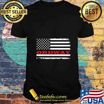 Colorado American Flag Ordway USA Patriotic Souvenir shirt