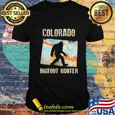 Colorado bigfoot hunter sunset shirt