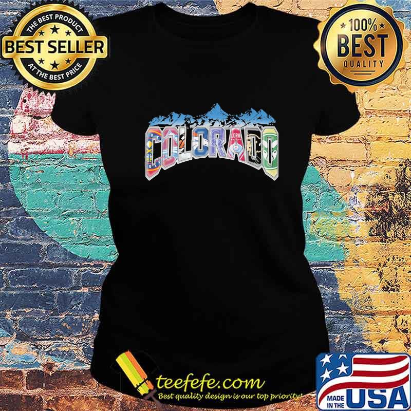 Colorado mountain sports logo s Ladies tee Colorado mountain sports logo s Ladies tee