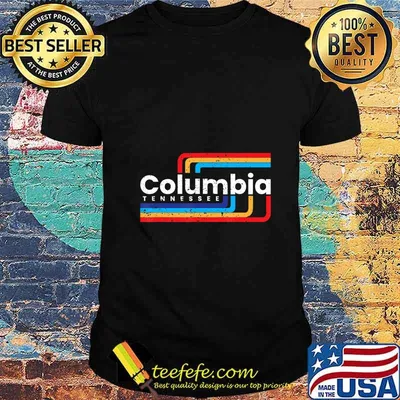 Columbia Tennessee Mule Town USA TN Vintage Retro Distressed T-Shirt
