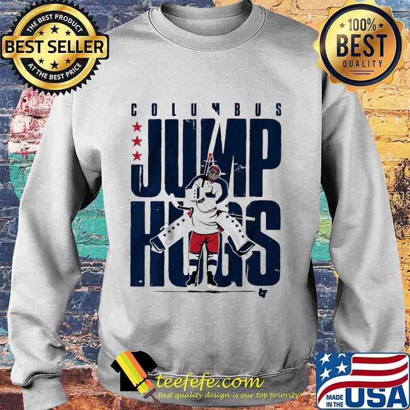 Columbus jump hugs hockey s Sweater Columbus jump hugs hockey s Sweater