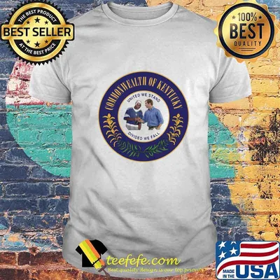 Commonwealth of kentucky united we stand divided we fall shirt
