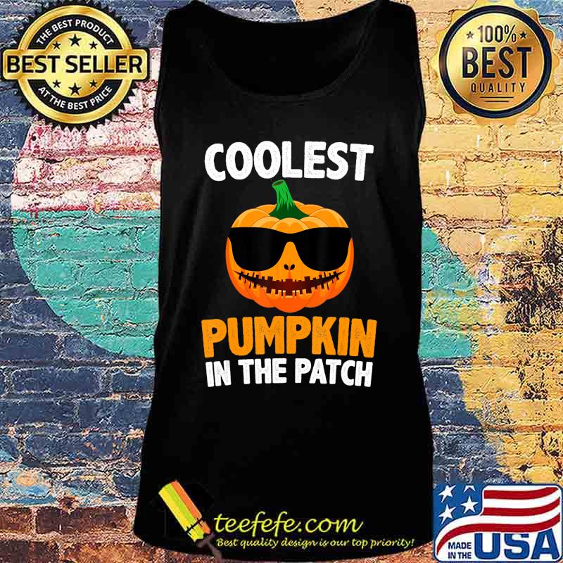 Coolest Pumpkin In The Patch Pumpkin Girls & boys Halloween T-Shirt Tank top Coolest Pumpkin In The Patch Pumpkin Girls & boys Halloween T-Shirt Tank top