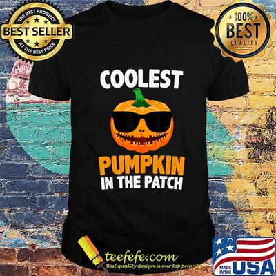 Coolest Pumpkin In The Patch Pumpkin Girls & boys Halloween T-Shirt