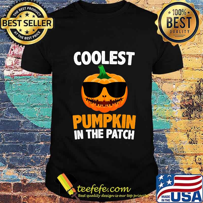 Coolest Pumpkin In The Patch Pumpkin Girls & boys Halloween T-Shirt